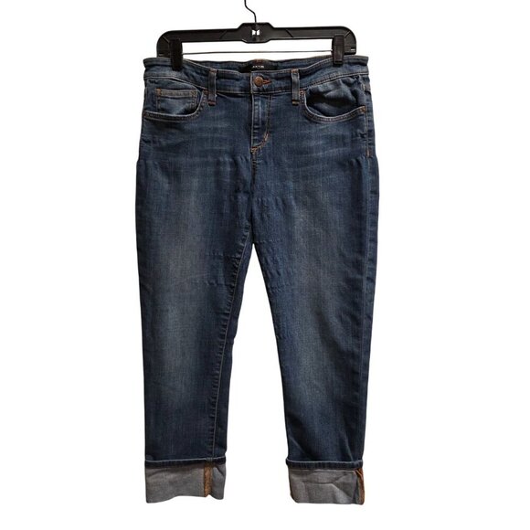 Joe's Jeans The Straight Leg Crop Cuffed Jeans Medium Leslie Wash 31 - Picture 3 of 16